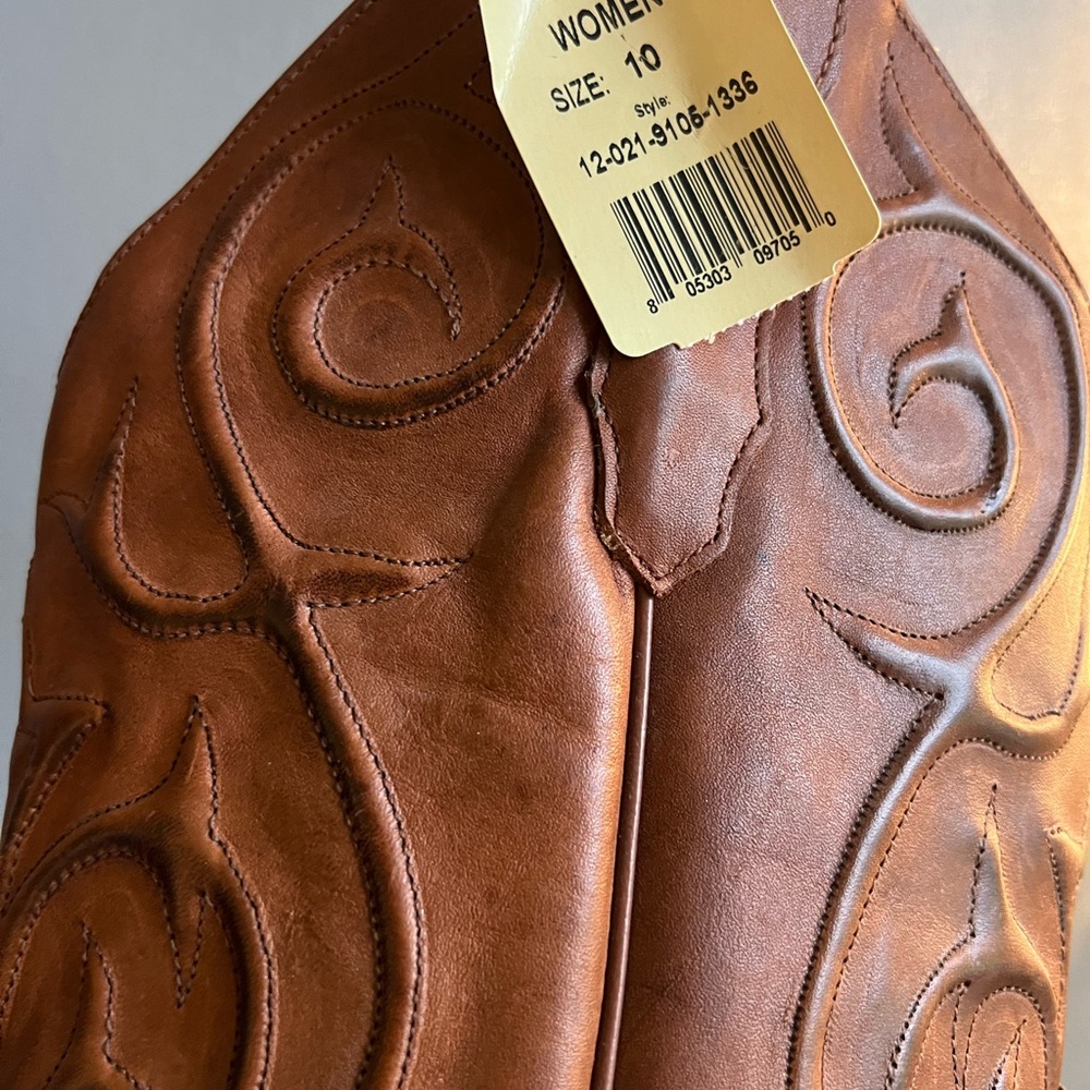 Stetson Brown Heeled Boots - Picture 3 of 3